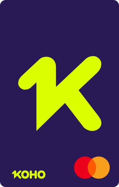 KOHO Indigo Mastercard